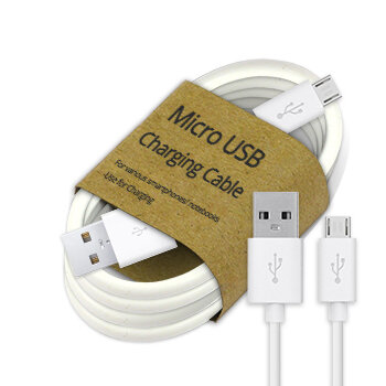 GrabNGo Laadkabel Micro-USB - 1mtr - wit 