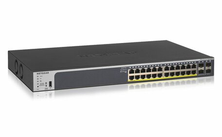 NETGEAR GS728TP Managed L2/L3/L4 Gigabit Ethernet (10/100/1000) Power over Ethernet (PoE) 1U Zwart