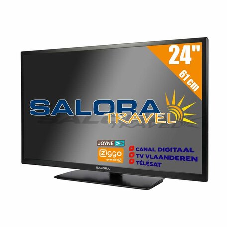 Salora 24 inch LED TV 9109CTS2 CI DVB-S2/C/T2 12/230V
