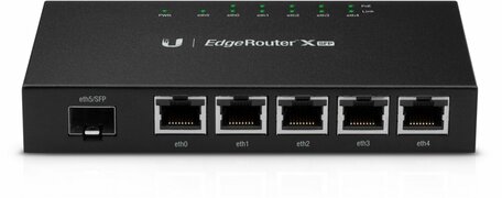 Ubiquiti Networks ER-X-SFP bedrade router Zwart
