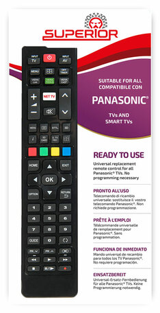 Universeel afstandsbediening voor alle Panasonic TVs