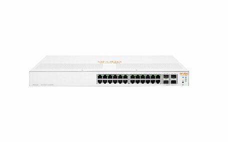 Aruba Instant On 1930 | Managed L2/­L3 Switch | 24 Poorten | Gigabit Ethernet (10/100/1000 Mbps) + 4 SFP/SFP+ | 1U Rack | Wit