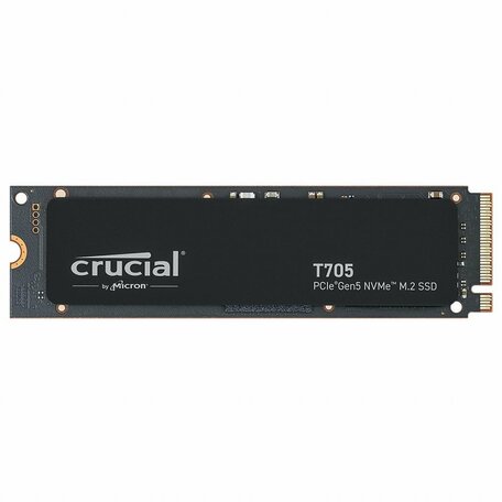 Crucial T705 | 2 TB NVMe SSD | M.2 Gen5 | tot 14.500 MB/s Lezen | tot 12.700 MB/s Schrijven