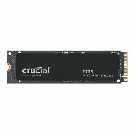 Crucial T705 | 4TB NVMe SSD | M.2 Gen5 | 14.100 MB/s Lezen | 12.600 MB/s Schrijven