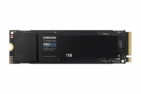 Samsung 990 EVO | 1TB NVMe SSD | M.2 Gen4 | 5.000 MB/s Lezen | 4.200 MB/s Schrijven