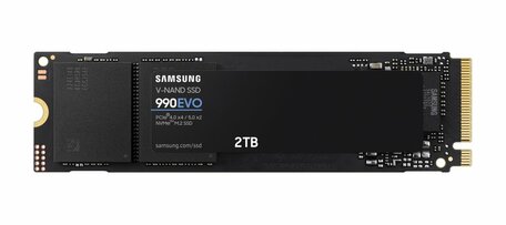 Samsung 990 EVO | 2TB NVMe SSD | M.2 | Gen4 | 5.000MB/s Lezen | 4.200MB/s Schrijven