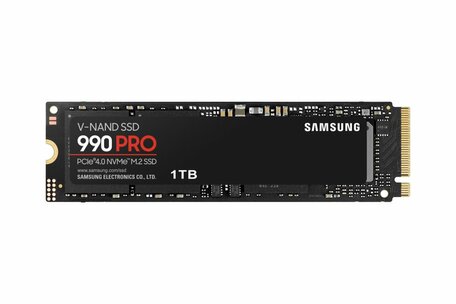 Samsung 990 PRO | 1TB NVMe SSD | M.2 Gen4 | 7.450MB/s Lezen | 6.900MB/s Schrijven