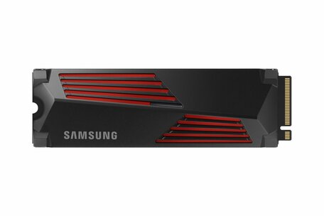 Samsung 990 PRO | 2TB NVMe SSD | M.2 Gen4 | 7.450 MB/s Lezen | 6.900 MB/s Schrijven | Heatsink