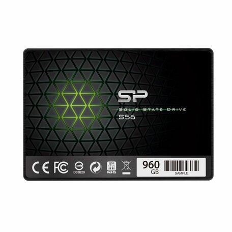 Silicon Power Slim S56 | 120 GB SATA SSD | 2,5″ | 560 MB/s Lezen | 530 MB/s Schrijven