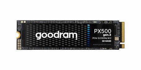 Goodram PX500 | 512GB NVMe SSD | M.2 Gen3 | 3.200MB/s Lezen | 2.400MB/s Schrijven