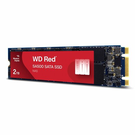 Western Digital Red SA500 | 2TB SATA SSD | M.2 | 560MB/s Lezen | 530MB/s Schrijven