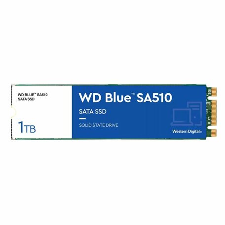 Western Digital Blue SA510 | 1TB SATA SSD | M.2 | 560MB/s Lezen | 520MB/s Schrijven