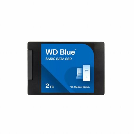 Western Digital Blue SA510 | 2TB SATA SSD | 2.5'' | 560MB/s Lezen | 520MB/s Schrijven