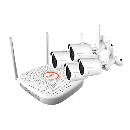 Amiko Draadloze WiFi KIT 4900 - 2MP - 4 x WiFi Camera BitVision App