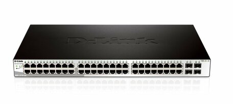 D-Link DGS-1210-52 netwerk-switch Managed L2 Gigabit Ethernet (10/100/1000) 1U Zwart