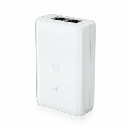 Ubiquiti Networks U-POE-AT | PoE Adapter & Injector | 48V | 30W | Gigabit Ethernet | IEEE 802.3at