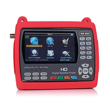 Satlink WS-6951 HD Satelliet meter DVB-S & DVB-S2  4K UHD