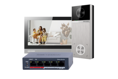 Hikvision DS-KIS613-S 4 MP IP Video-Intercomkit met WiFi en App Bediening