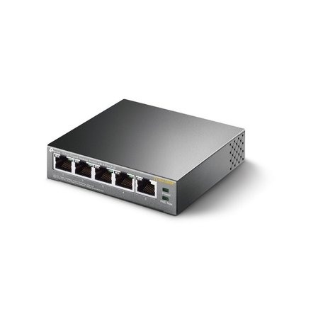 TP-LINK TL-SG1005P Unmanaged Gigabit Ethernet (10/100/1000) Power over Ethernet (PoE) Zwart