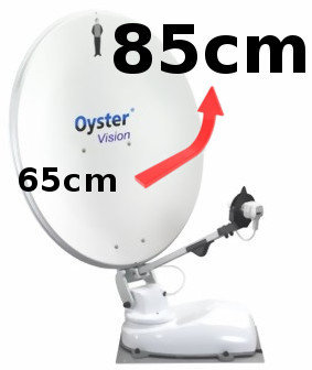 Ombouw Oyster van 65cm -> 85cm