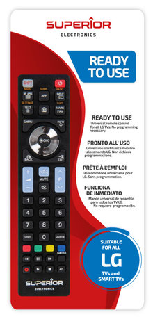 Universeel afstandsbediening voor alle LG Tvs