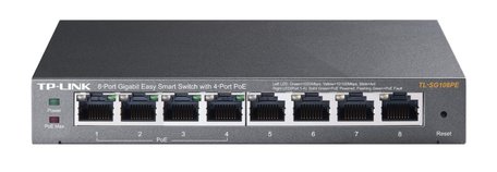 TP-LINK TL-SG108PE netwerk-switch Unmanaged Gigabit Ethernet (10/100/1000) Power over Ethernet (PoE)