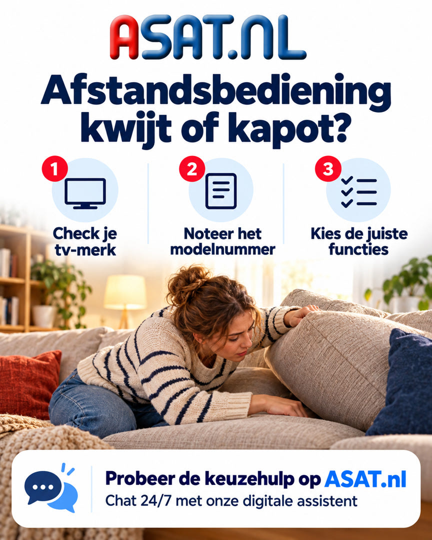 ASAT afstandsbediening-keuzehulp