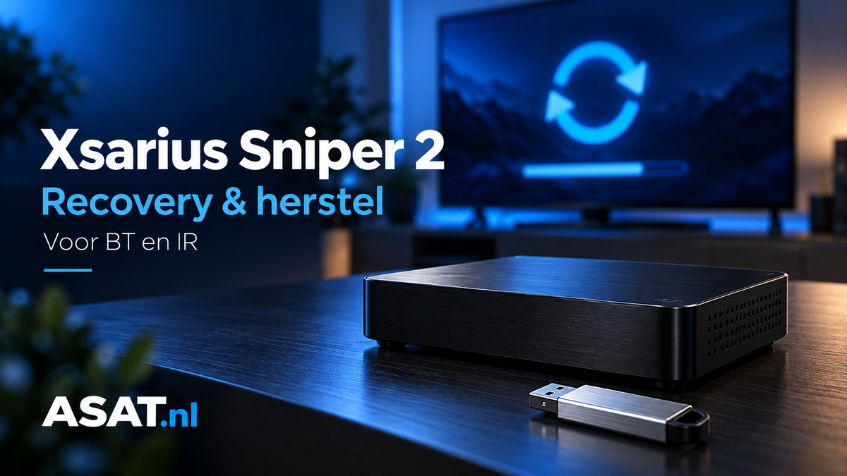 Xsarius Sniper 2 recovery en herstel voor BT en IR – ASAT.nl