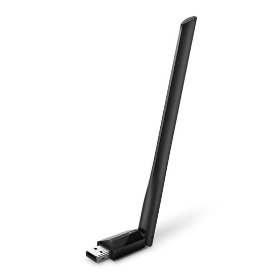 TP-Link Archer T2U Plus | Wi-Fi 5 USB-adapter | Dual-band 2,4 GHz (200 Mbps) / 5 GHz (433 Mbps) | 5 dBi High-gain Antenna | USB 2.0
