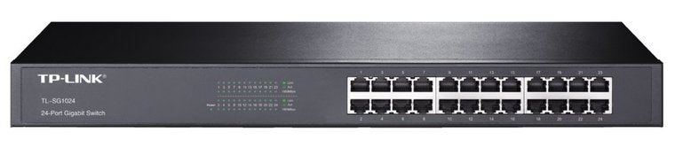 TP-Link TL-SG1024 | Unmanaged Switch | 24 Ports | Gigabit Ethernet (10/100/1000 Mbps) | Rackmount