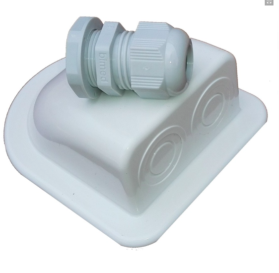NDS kabel wit dakdoorvoer tbv Zonnepaneel PST met wartel