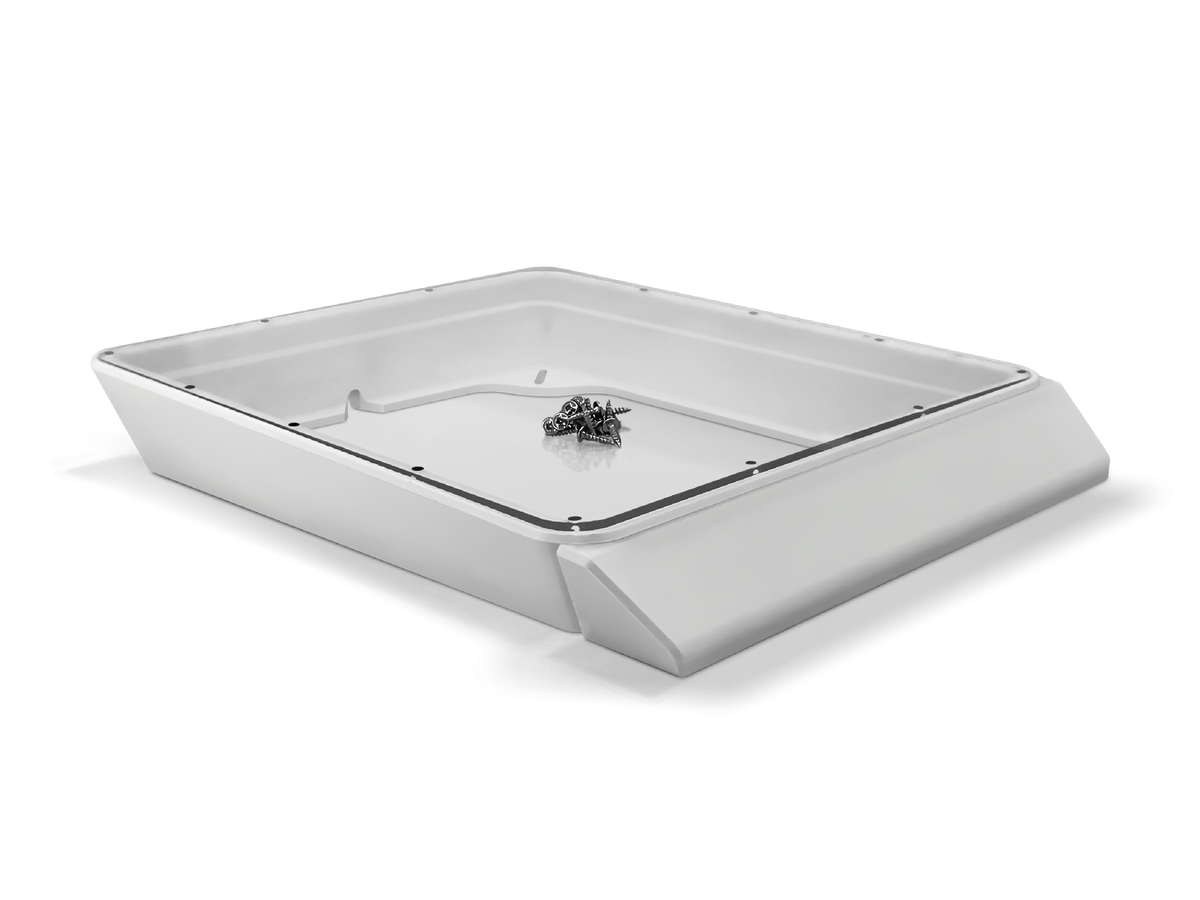 Flat Mount voor Starlink Mini – ASA met plexiglas & windgeleider