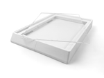 Flat Mount voor Starlink Standard – ASA-dakbehuizing met plexiglas