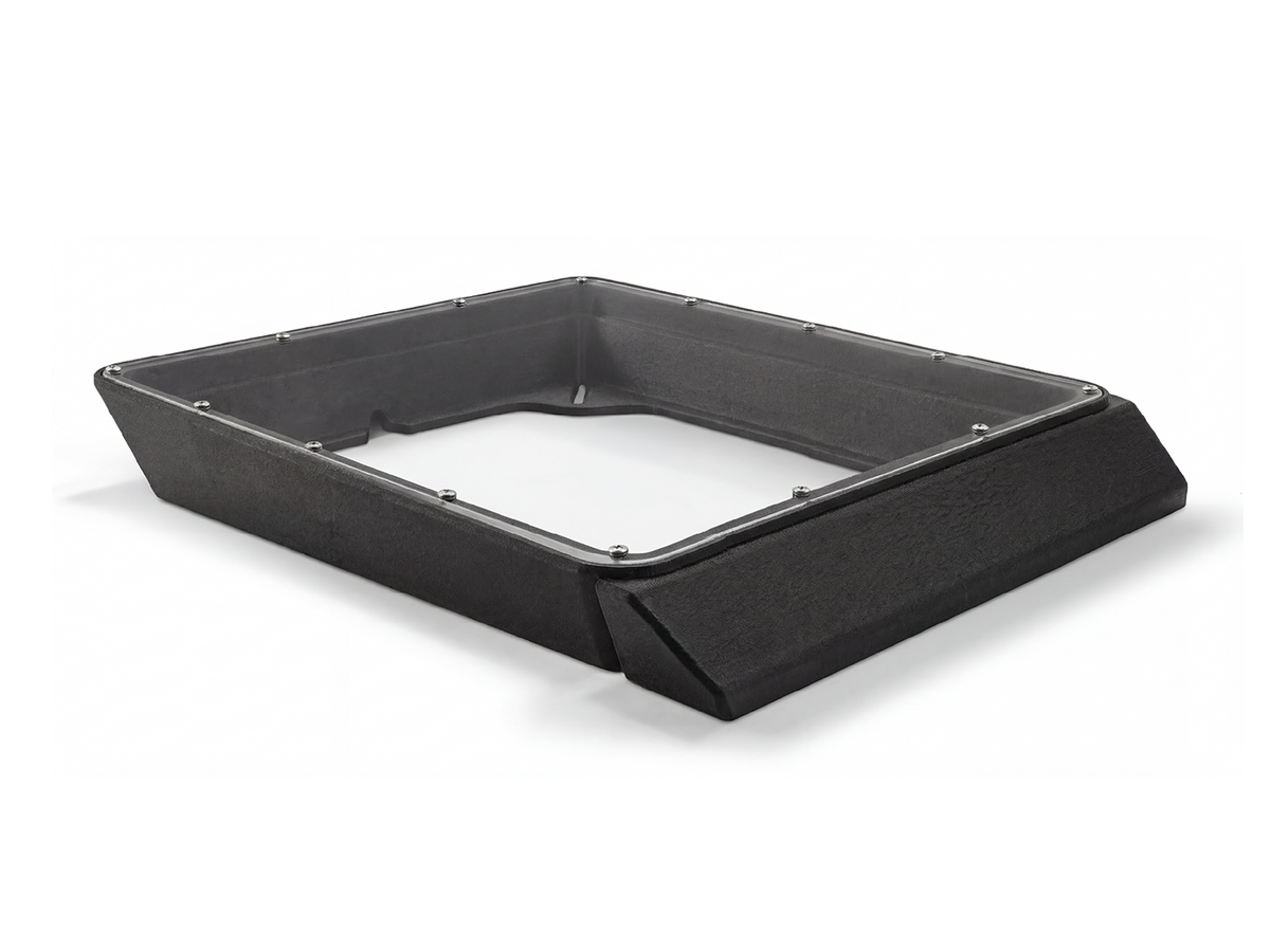 Flat Mount voor Starlink Mini – ASA met plexiglas & windgeleider