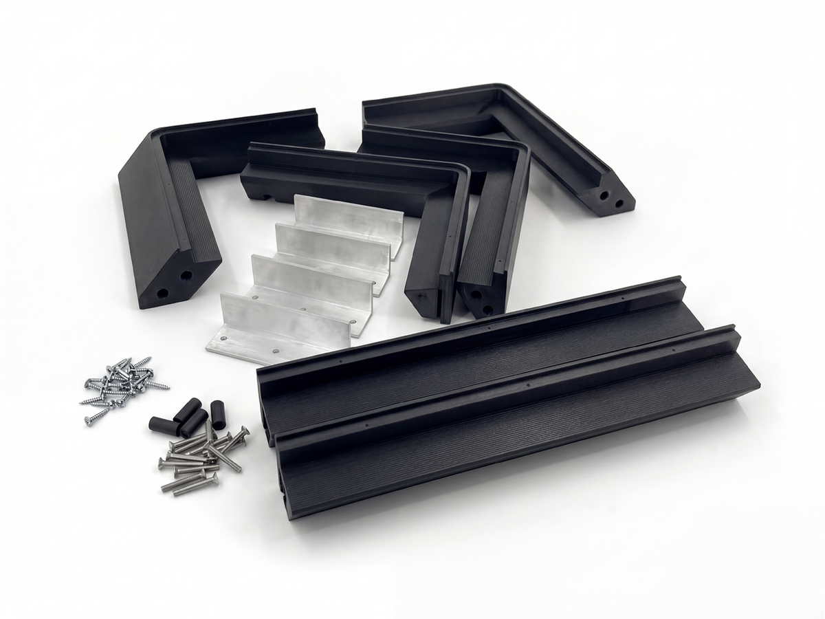 Flat Mount voor Starlink Standard – ASA-dakbehuizing met plexiglas