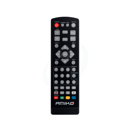 Amiko T765 Terrestrial ontvanger en Media speler FHD H.265 Digitenne