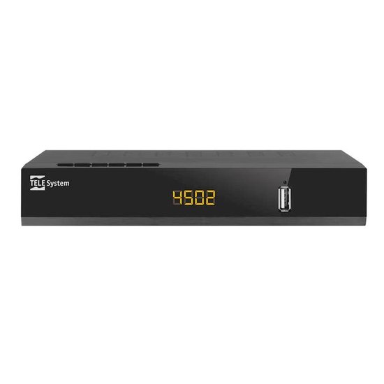 Telesystem TS4502 Full HD CI + DVB-S2 Sat-ontvanger + TivuSat 4K-module inclusief kaart ACTIEF