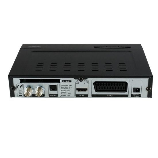 Telesystem TS4502 Full HD CI + DVB-S2 Sat-ontvanger + TivuSat 4K-module inclusief kaart ACTIEF