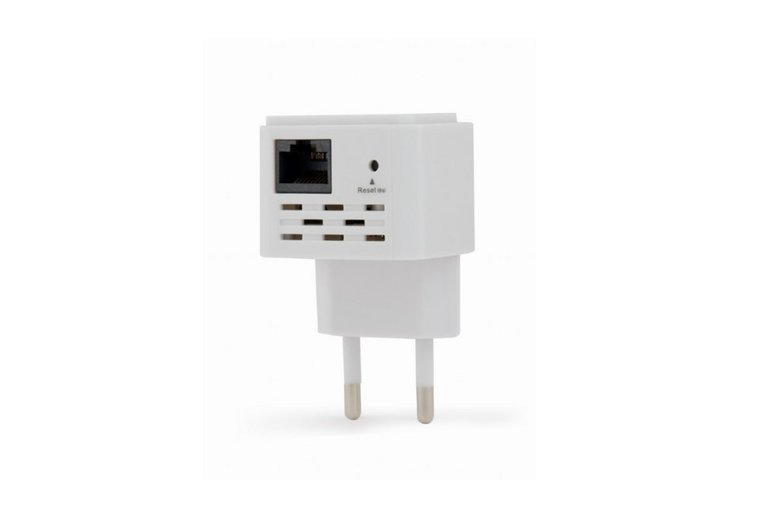 Gembird WNP-RP300-03 | WiFi Repeater | 300 Mbit/s | 2.4 GHz | 1x LAN | Weiß