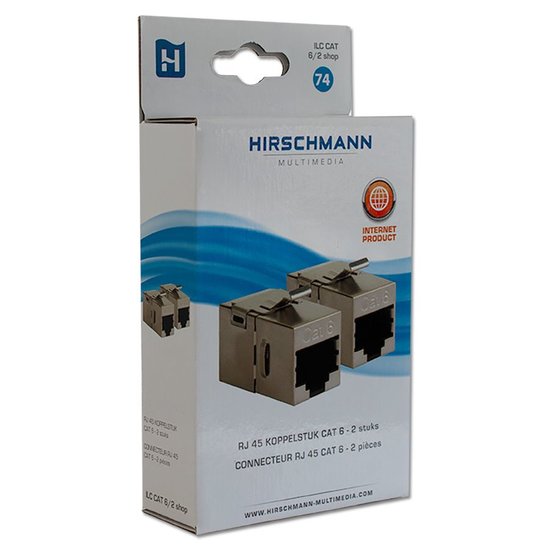 Hirschmann ILC CAT6/2 shop RJ45 koppelstuk CAT 6A 2 st