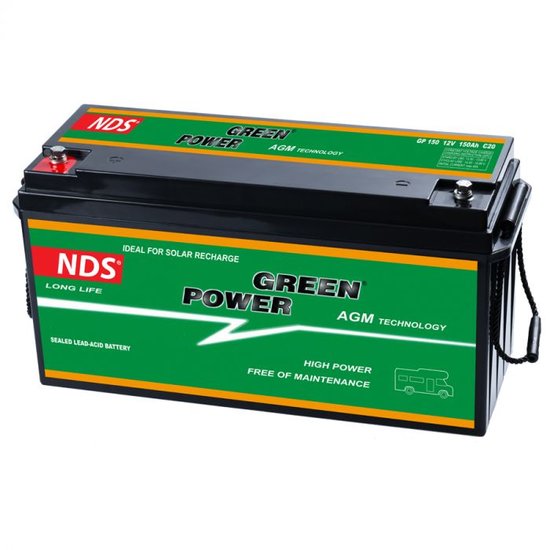 NDS GREENPOWER Service Accu AGM 12V 150Ah