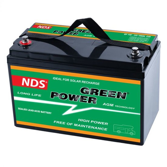 NDS GREENPOWER Service Akku AGM 12V 100Ah