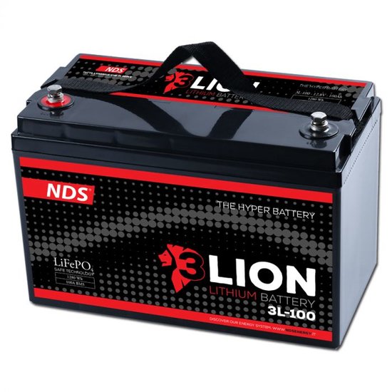 NDS 3LION Lithium Battery 12V-100Ah 3L-100