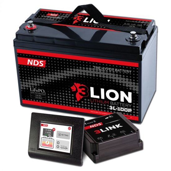 NDS 3LIONSYSTEM Lithium Akku 12V-100Ah + 3LINK 150A