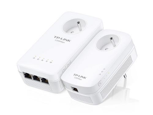 TP-Link TL-WPA8631P KIT | AV1300 Powerline Adapter Set | 1300 Mbps | Gigabit Ethernet | Wi-Fi AC1200 | With Socket | White