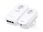TP-Link TL-WPA8631P KIT | AV1300 Powerline Adapter Set | 1300 Mbps | Gigabit Ethernet | Wi-Fi AC1200 | Met Stopcontact | Wit