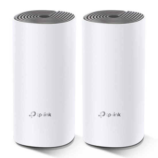 TP-Link Deco E4 (2-pack) | Dual-band WiFi 5 Mesh Router | Fast Ethernet | AC1200