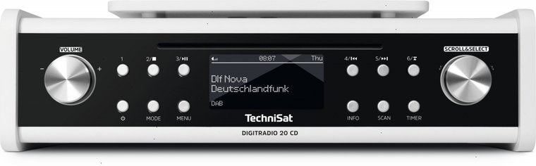 Technisat DigitRadio 20 CD Dab+ kitchen radio white