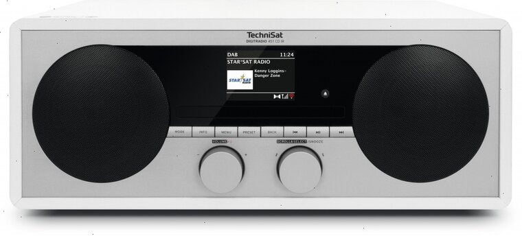Technisat Digitradio 451 white Dab+/FM CD IR BT