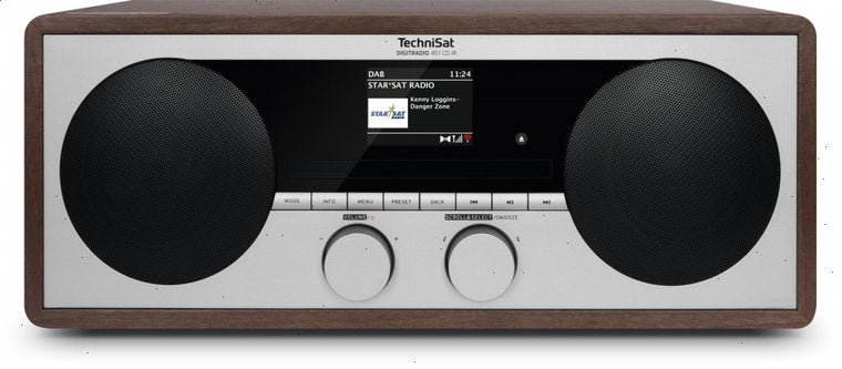 Technisat Digitradio 451 wood Dab+/FM CD IR BT